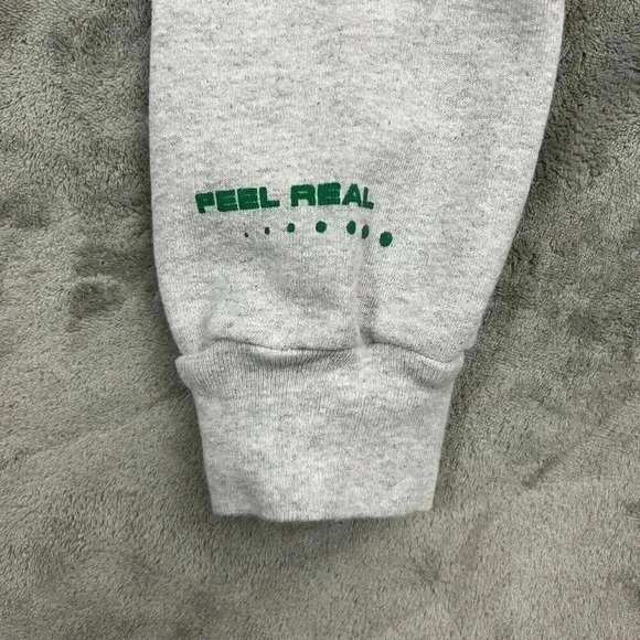 RNBW World Hoodie Mens Medium Gray Feel Real Cannabis Brand Hooded Merch - Picture 5 of 7